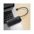 USB-хаб Baseus Lite Series 6-Port Type-C HUB Docking Station (Type-C to HDMI+USB3.0*2+Type-C Data+SD/TF) Black (WKQX050001) (18864)