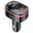 АЗП з FM-модулятором HOCO E62 Fast PD20W+QC3.0 car BT FM transmitter Black (6931474756299) (19864)