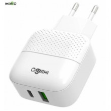 Зарядное устройство 20W USB+Type-C IMENSO IMS-C3003 блок питания Белый (9864)