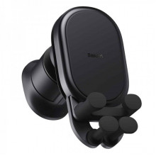 Автотримач для телефона з БЗП Baseus Stable Gravitational Wireless Charging Car Mount Pro 15W (Air Outlet Version) Black (SUWX030001) (15074)