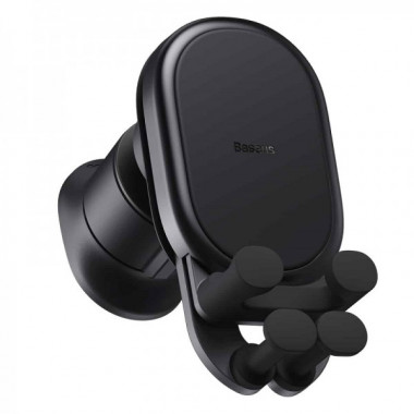 Автотримач для телефона з БЗП Baseus Stable Gravitational Wireless Charging Car Mount Pro 15W (Air Outlet Version) Black (SUWX030001) (15074)