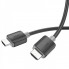 Кабель HOCO US08 HDTV 2.0 male-to-male 4K HD data cable(L=1M) Black (6931474799388) (19774)