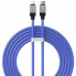 Кабель Baseus CoolPlay Series Fast Charging Cable Type-C to iP 20W 2m Blue (CAKW000103) (14874)