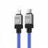 Кабель Baseus CoolPlay Series Fast Charging Cable Type-C to iP 20W 2m Blue (CAKW000103) (14874)