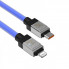 Кабель Baseus CoolPlay Series Fast Charging Cable Type-C to iP 20W 2m Blue (CAKW000103) (14874)