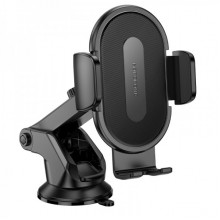 Автотримач для телефона BOROFONE BH134 Rio push-type car holder (center console) Black (6941991120671) (18874)