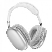 Бездротові накладні навушники BOROFONE BO22 Plus Elegant BT headphones Silver (6941991115202) (19874)