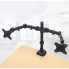 Крепление для двух мониторов настольный кронштейн 15"-30" UKC Z022 (20974)