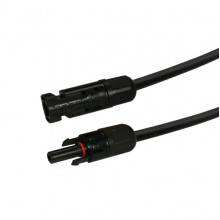 Кабель для солнечных электростанций H1Z2Z2-K 1*4 1.5 м черный (папа/мама) (2974)