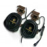 Активные защитные наушники Earmor M32X PLUS (CB) Coyote с гарнитурой и креплением на шлем (18184)
