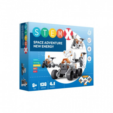 Конструктор Stem 4 в 1 Космическое приключение 138 деталей (3858894673049) (22184)