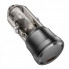 Автомобільний зарядний пристрій BOROFONE BZ24 Clever single port PD20W car charger Transparent Black (6941991106934) (17384)