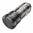 Автомобільний зарядний пристрій BOROFONE BZ24 Clever single port PD20W car charger Transparent Black (6941991106934) (17384)