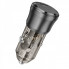Автомобільний зарядний пристрій BOROFONE BZ24 Clever single port PD20W car charger Transparent Black (6941991106934) (17384)