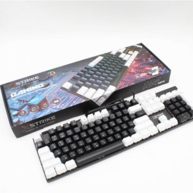Проводная клавиатура от USB, с RGB подсветкой, XSTRIKE X-1010 / Механическая клавиатура для компьютера (22384)