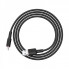 Кабель ACEFAST C2-02 USB to iP 2.4A, 1.2m, silicone, zinc connectors, Black (AFC2-02B) (14684)