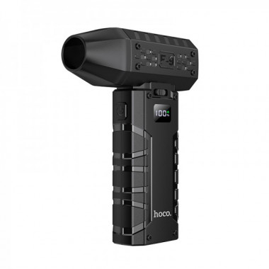 Портативний турбовентилятор HOCO HX67 Force fan Black (6942007653145) (19684)