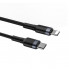 Кабель Baseus Cafule Type-C to Lightning PD 18W 1M Черный/Серый (CATLKLF-G1) (3684)