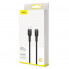 Кабель Baseus Cafule Type-C to Lightning PD 18W 1M Черный/Серый (CATLKLF-G1) (3684)