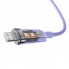 Кабель Baseus Explorer Series Fast Charging Cable with Smart Temperature Control Type-C to iP 20W 1m Purple (CATS010205) (14984)