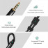 Аудіокабель UGREEN AV141 3.5mm male to 2 3.5mm female, 0,2m Black (UGR-30619) (18984)