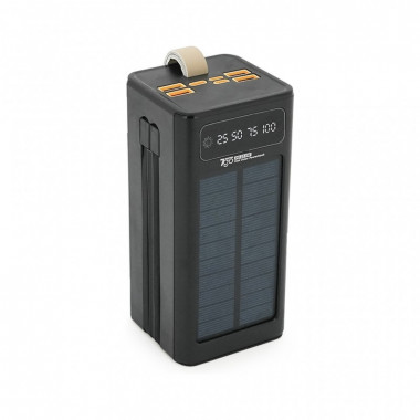 Батарея универсальная 7GO 50000mAh PD/22.5 Solar Black (GPW-01 / 45006) (19984)