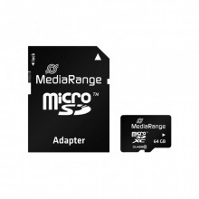 Карта памяти Mediarange 64GB microSD class 10 (MR955) (20984)