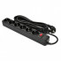 Сетевой фильтр питания Patron 5.0 m, 3*1.5mm2 (SP-1665) 6 розеток BLACK (EXT-PN-SP-1665) (16094)