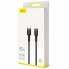 Кабель Baseus Cafule Cable Type-C to iP PD 20W 1m Gray+Black (CATLKLF-G1) (18294)