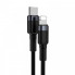 Кабель Baseus Cafule Cable Type-C to iP PD 20W 1m Gray+Black (CATLKLF-G1) (18294)