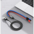 Кабель для зарядки телефонов AWEI CL 971 3 в 1 USB to Type-C+Lightning+MicroUSB 2,4A (9294)