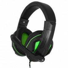 Наушники Gemix N2 LED Black-Green Gaming (16394)