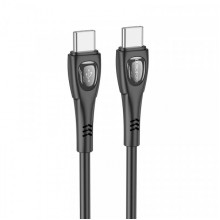 Кабель BOROFONE BX98 Type-C to Type-C Superior 60W charging data cable Black (6941991104497) (20494)