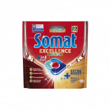Таблетки для посудомоечных машин Somat Excellence 5-в-1 20 шт. (9000101808384) (11594)