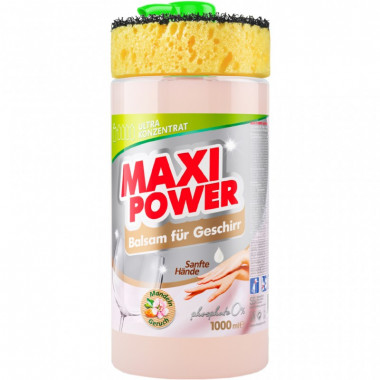 Средство для ручного мытья посуды Maxi Power Миндаль 1000 мл (4823098402800) (15594)