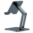 Тримач для мобiльного Baseus Desktop Biaxial Foldable Metal Stand (for Tablets) Grey (LUSZ000113) (14694)