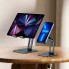 Тримач для мобiльного Baseus Desktop Biaxial Foldable Metal Stand (for Tablets) Grey (LUSZ000113) (14694)
