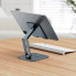 Тримач для мобiльного Baseus Desktop Biaxial Foldable Metal Stand (for Tablets) Grey (LUSZ000113) (14694)