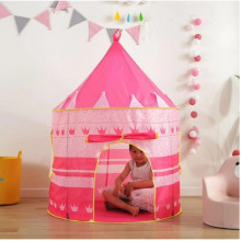 Детская игровая палатка Замок принцессы 135 х 105 см Розовая (17794)