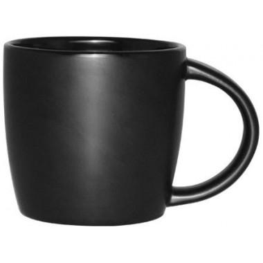 Кружка керамічна Black Style 280мл чорна (3794)