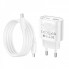 Мережевий зарядний пристрій HOCO C109A(PD20W+QC3.0) Fighter PD20W+QC3.0 charger set(C to iP) White (6942007656726) (15005)