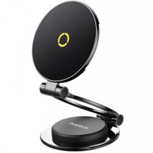 Автотримач для телефона Baseus MagPro Series II Magnetic Car Mount Stick-on Version Cosmic Black (C40172900121-00) (19105)