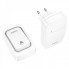Дзвінок HOCO HI26 self-powered wireless doorbell (EU) (6942007662314) (21205)