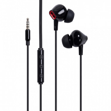 Наушники Vention Echo Lite 3.5mm In-Ear Wired Black (GBABAV) (22205)