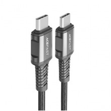 Кабель ACEFAST C1-09 USB-C to USB-C aluminum alloy audio/video transmission full-featured data cable Black (6974316282631) (16305)