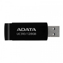 Флеш-накопичувач ADATA USB 3.2 UC310 128Gb Black (UC310-128G-RBK) (305)