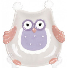 Набір 4 блюда "Owl Family" 18.9см кераміка (десертні тарілки) (4305)