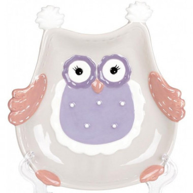 Набір 4 блюда "Owl Family" 18.9см кераміка (десертні тарілки) (4305)