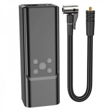Автомобільний насос HOCO ZP7 Maddy portable smart air pump(5000mAh) Black (6942007614511) (15405)