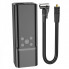 Автомобільний насос HOCO ZP7 Maddy portable smart air pump(5000mAh) Black (6942007614511) (15405)